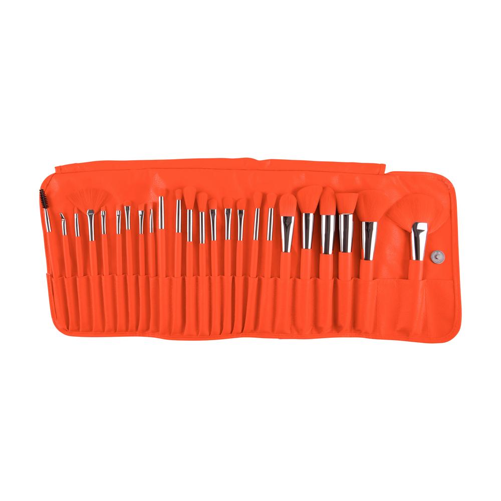Beauty Creations - Set Brochas 24 Piezas Neon Orange