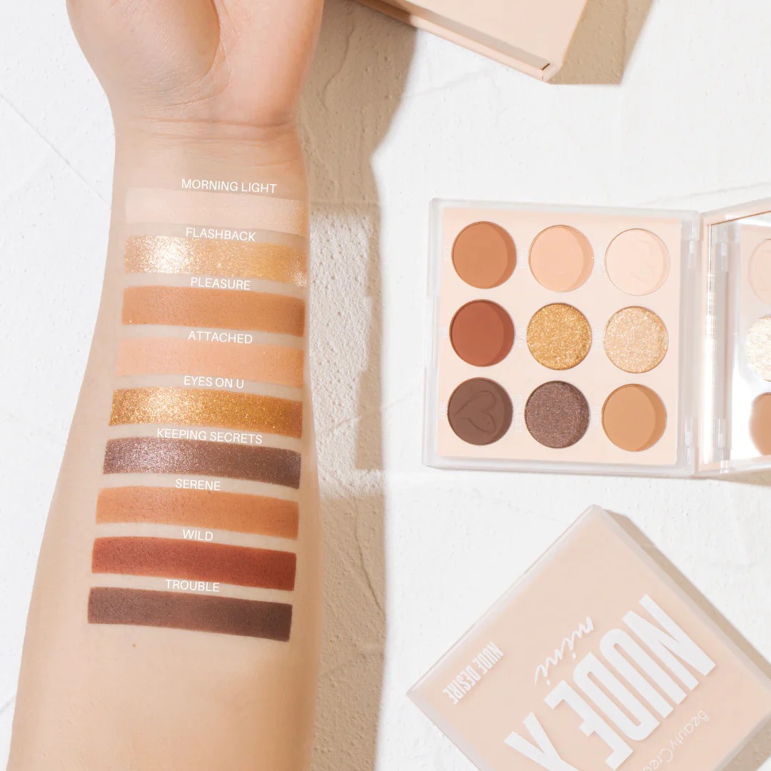 Beauty Creations - Paleta De Sombras Nude X Mini Nude Desire - Paleta De Sombras
