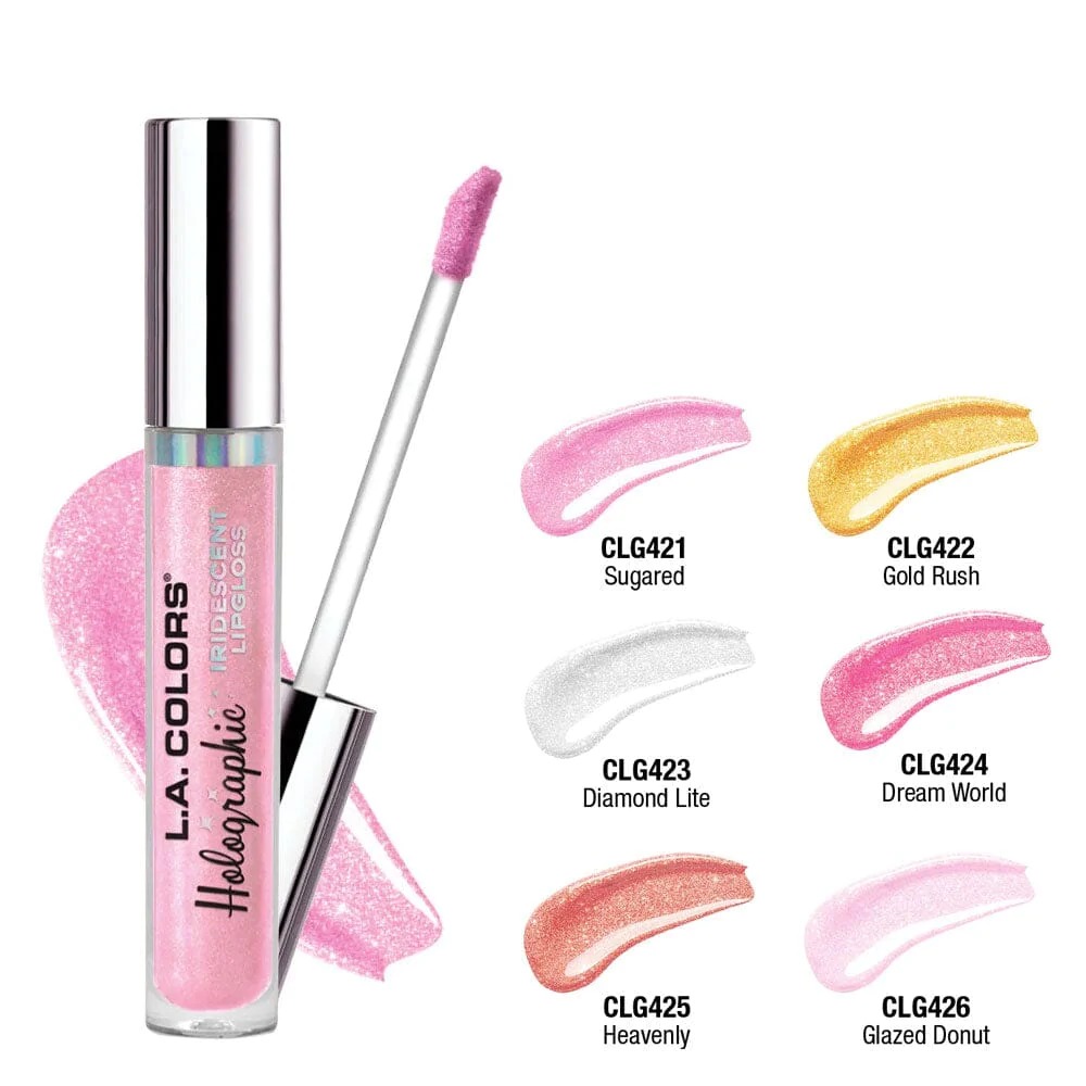 LA Colors - Labial Holografico HEAVENLY  12 UNIDADES (copia)