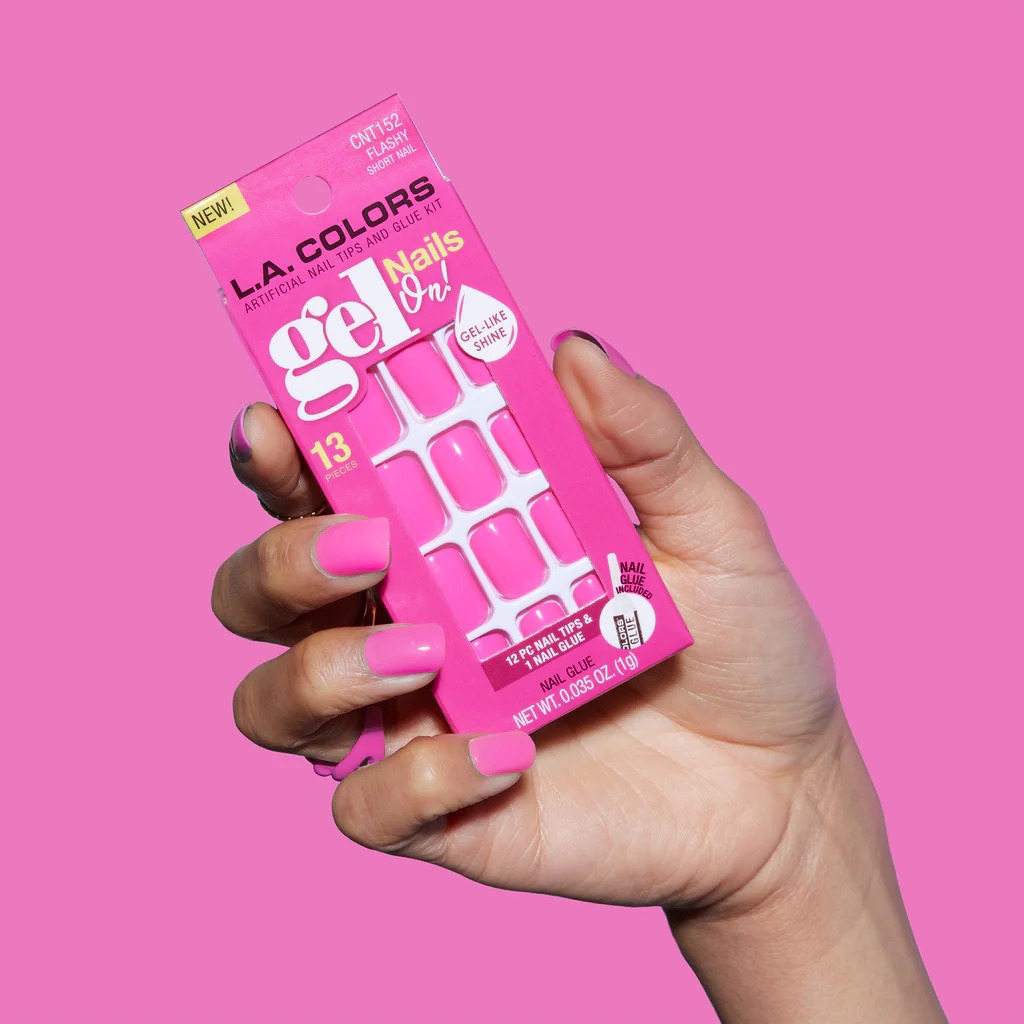 LA COLORS ( CNT152W)- Nail on nail FLASHY
