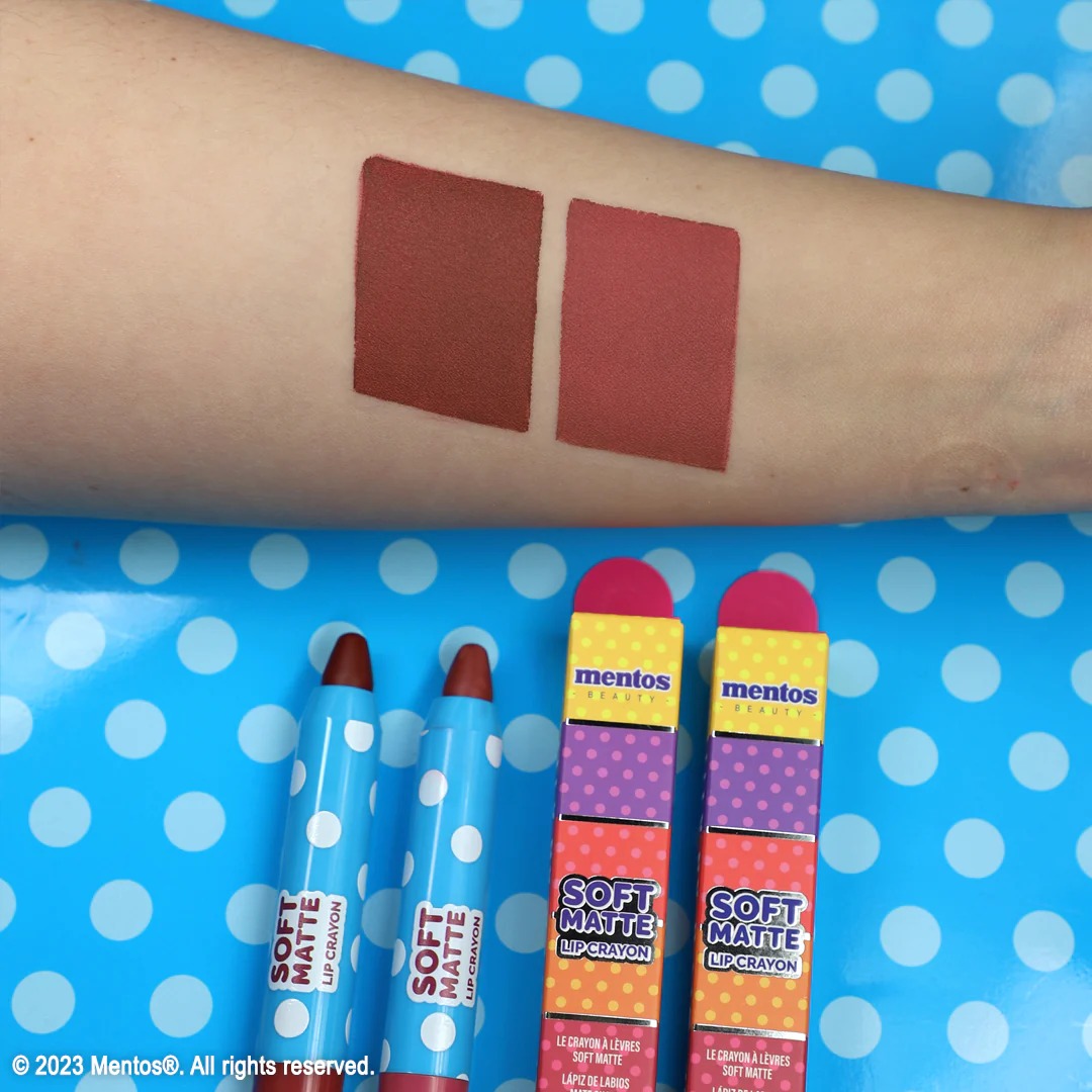 Rude - Mentos Soft Matte Lip Crayon Berry Sweet 12 Unidades