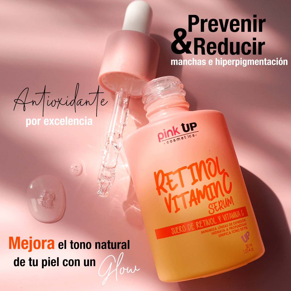 Pink Up - El Suero Retinol Vitamina C 12 Unidades