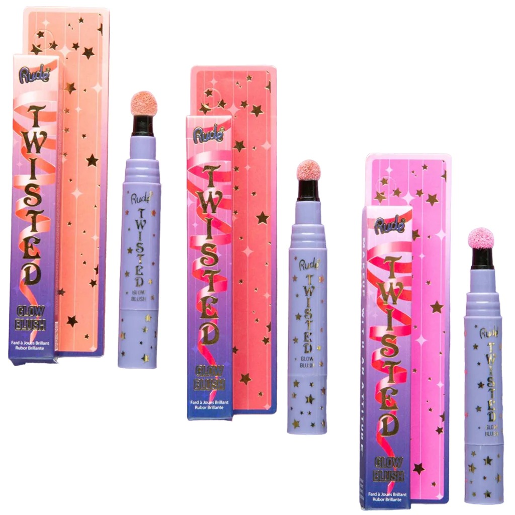 Rubor Twisted Glow Surtido Rude Cosmetics TERRACOTA