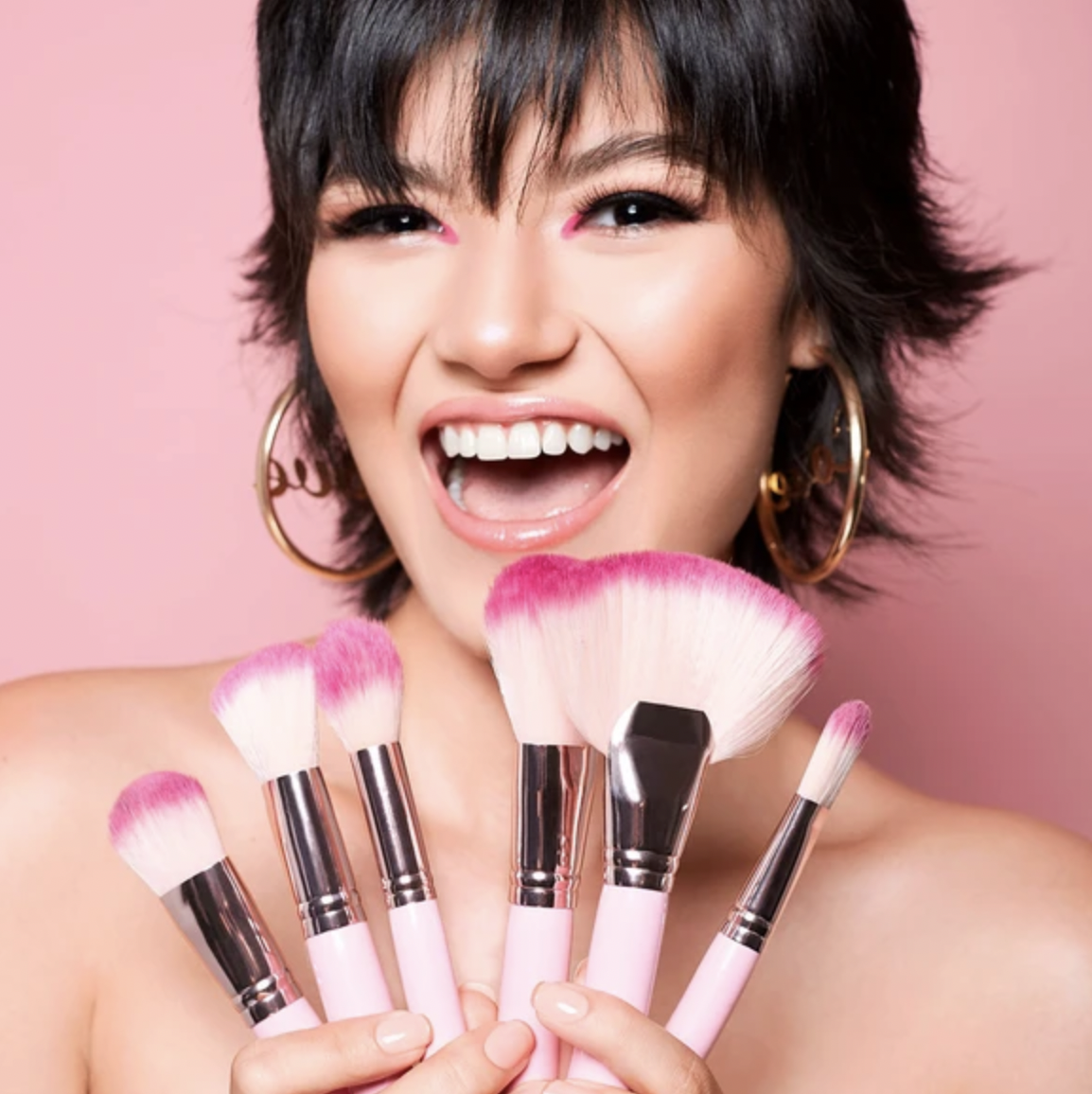 Pink Up - Brocha Para Rubor Angular
