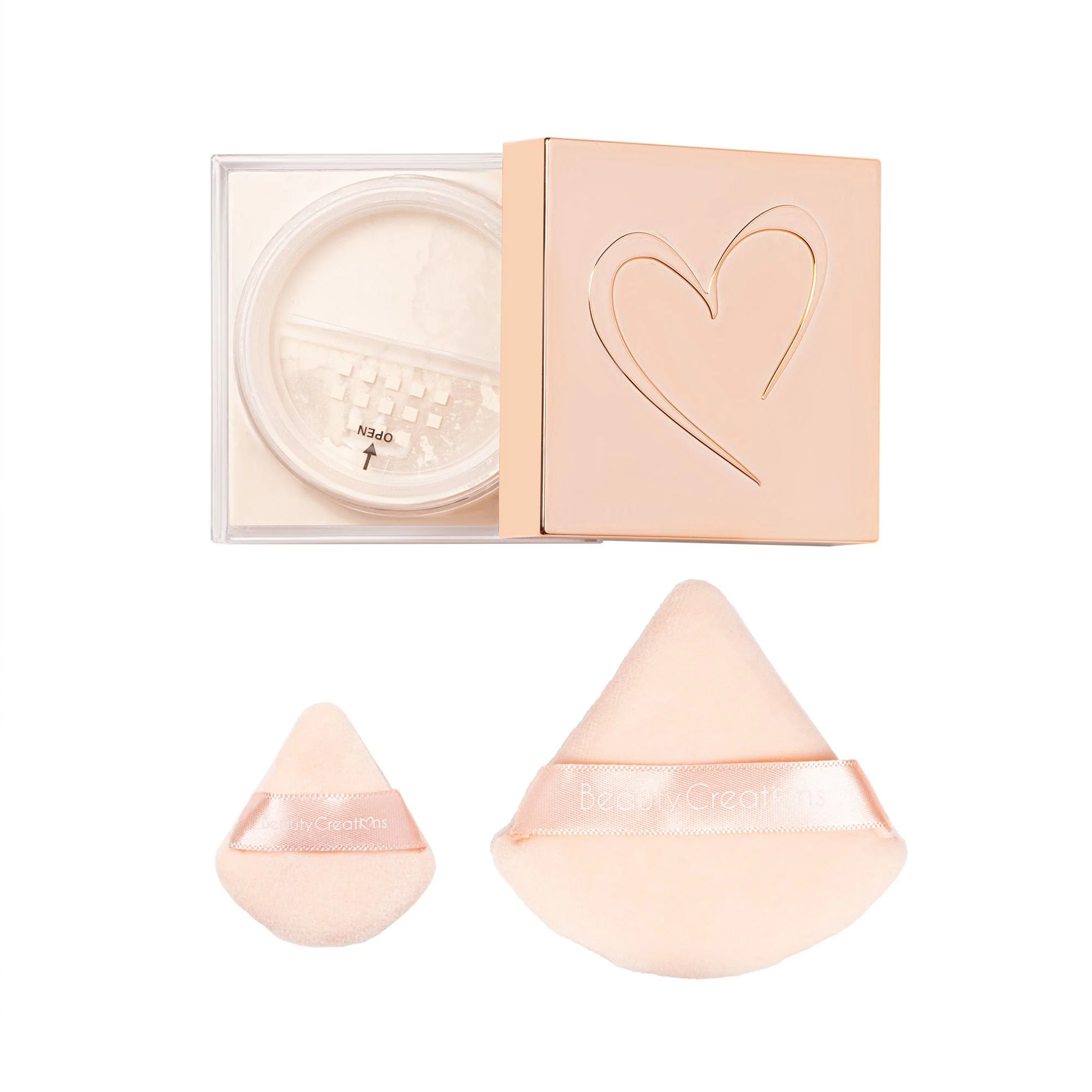 Beauty Creations - Bye Filter Polvo Translucido + 2 Puff Puff