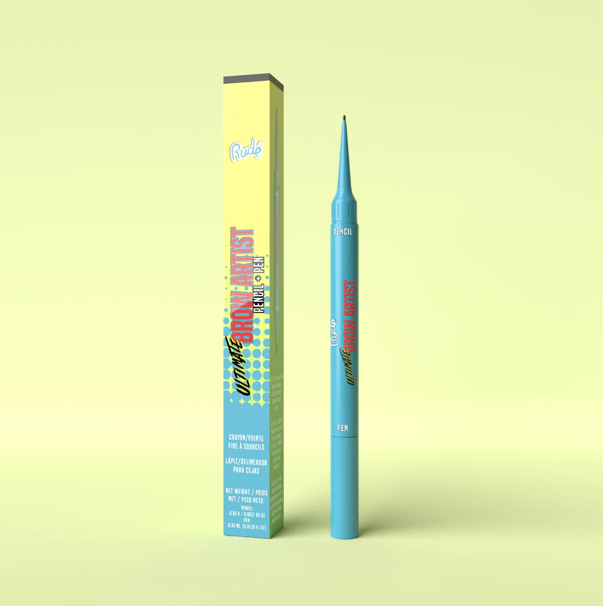 Rude - Ultimate Brow Artist Pencil And Pen - Taupe