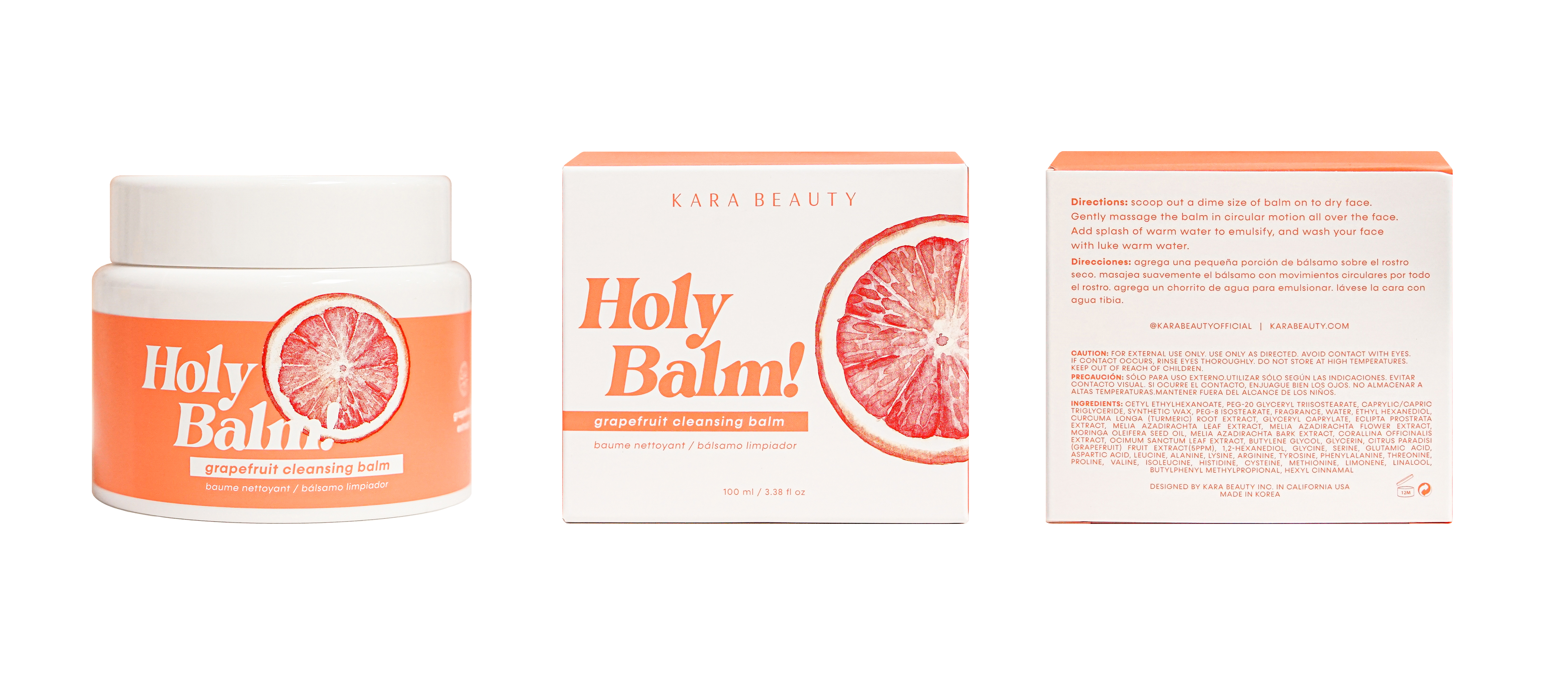 Kara Beauty - Desmaquillante Bálsamo Holy Balm Grapefruit