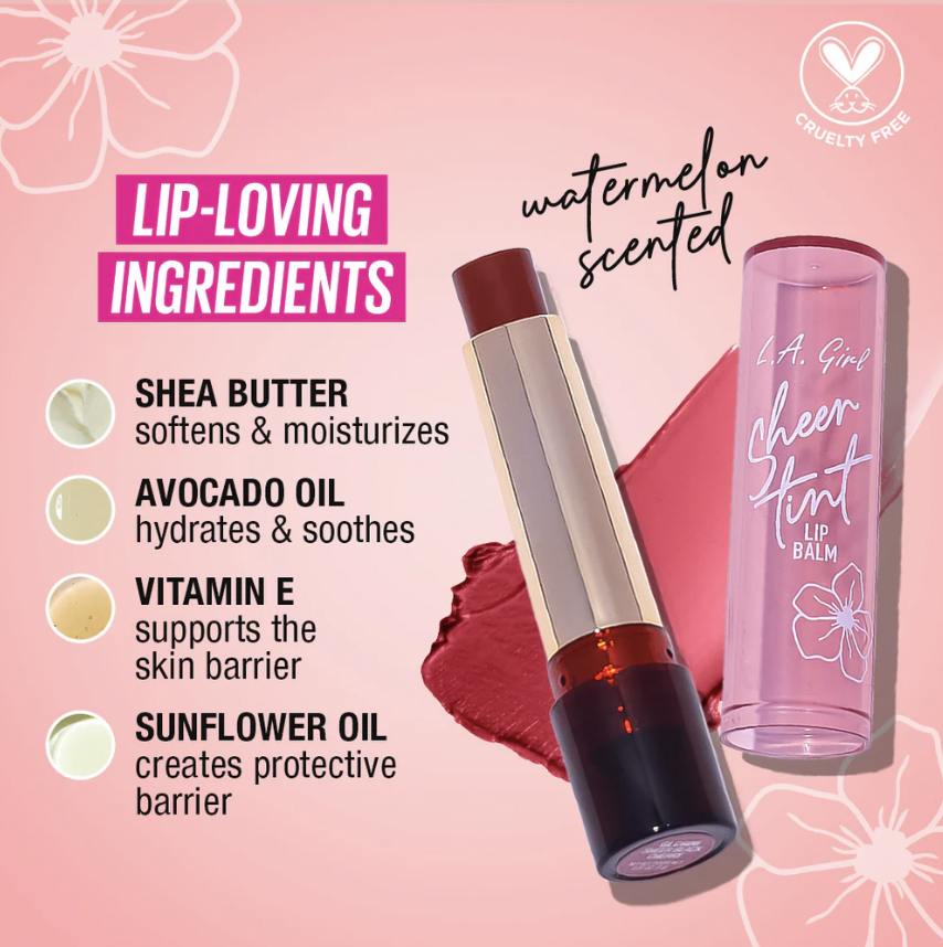 La Girl - Bálsamo labial - Tinte Transparente L.A. Girl -  Display 36 Unidades (GPD525) (copia)