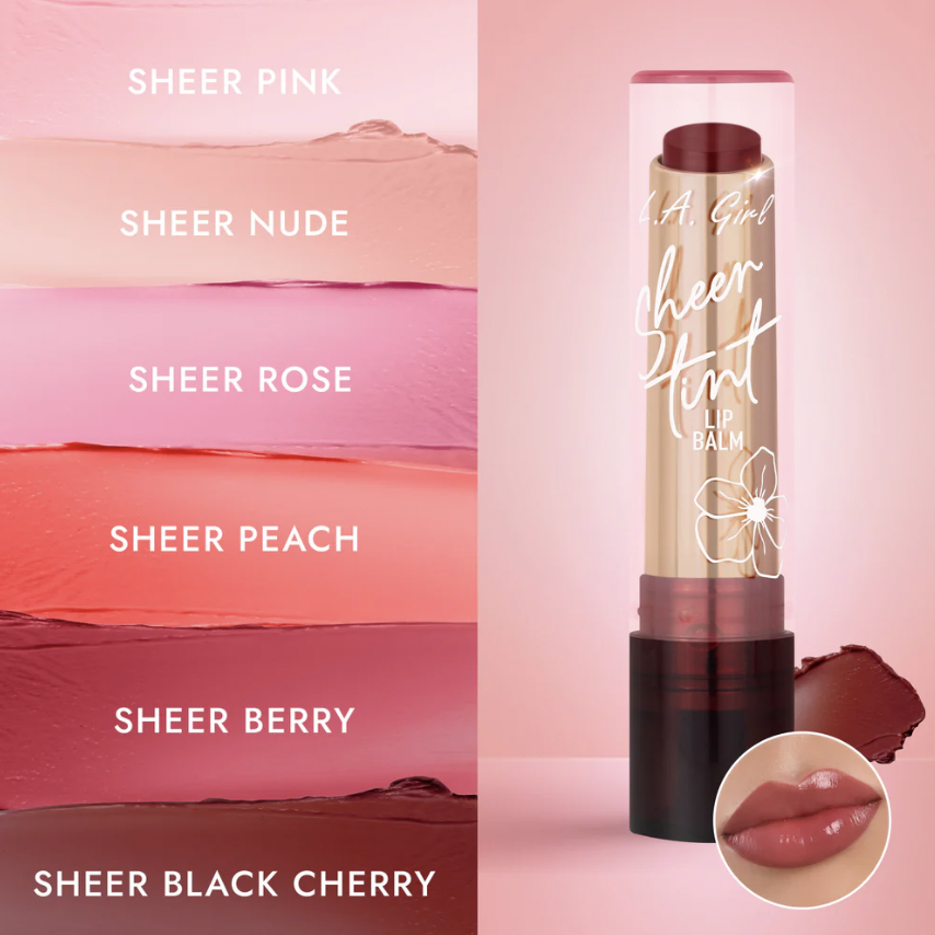 La Girl - Bálsamo labial - Tinte Transparente Sheer Peach GLC604