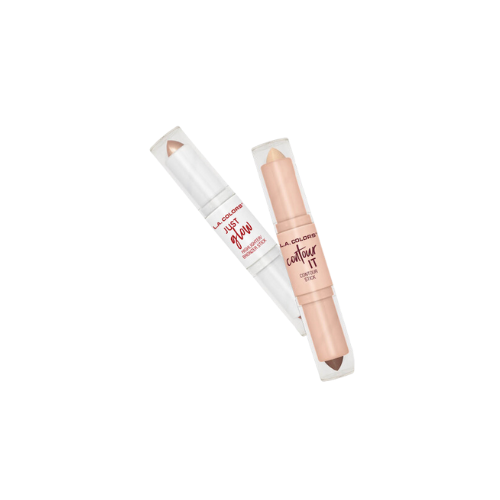 La Colors - Rubor &amp; Contorno en Crema Just Glow &amp; Contour It Sticks CPD527 Display 36 Unidades