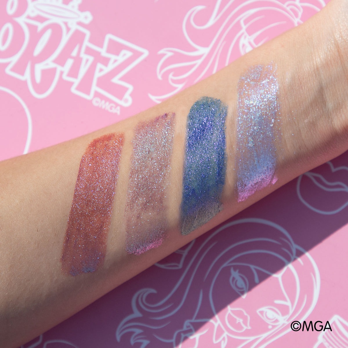 Rude - Bratz Chrome Queenz Liquid Eyeshadow