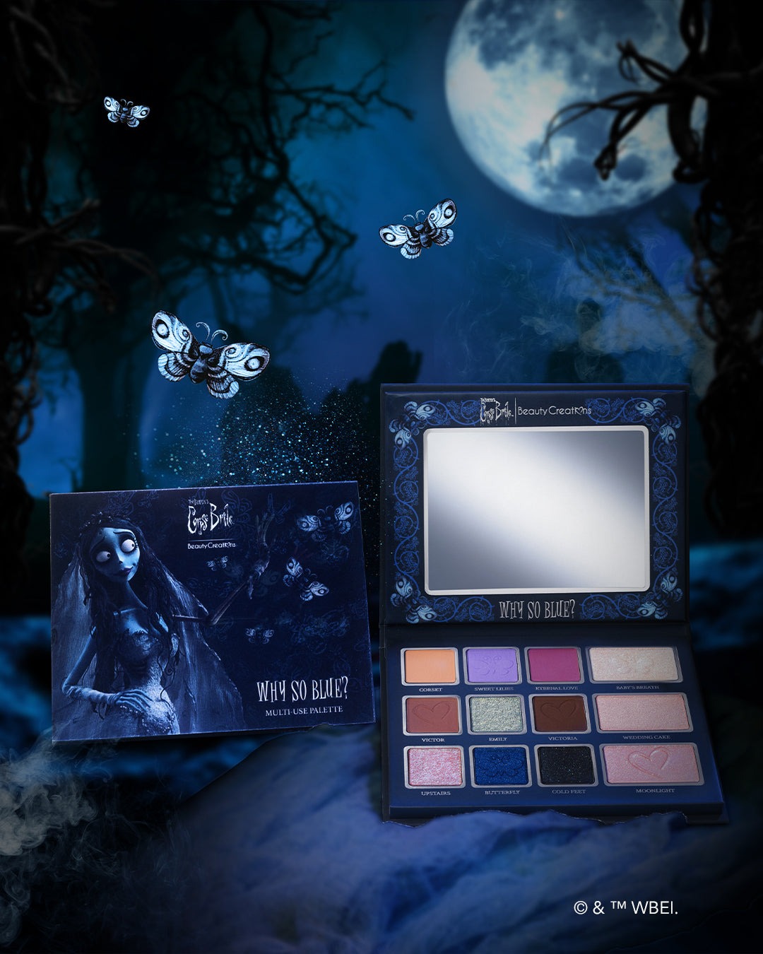 Beauty Creations - Tim Burton's Corpse Bride &quot;Why So Blue?&quot; Multi-Use Palette
