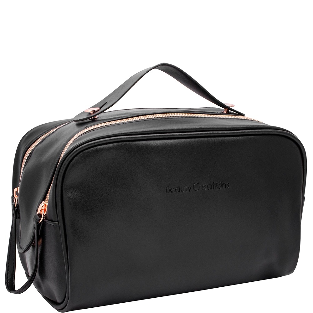 Beauty Creations - CBDZ - BS Cosmetiquero Bag Double BLACK