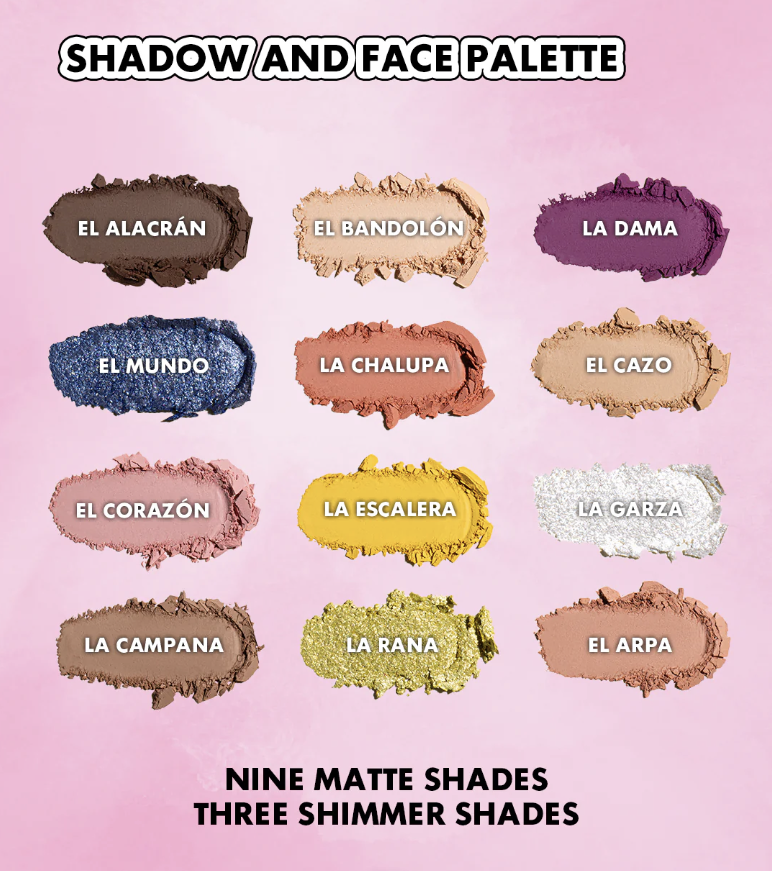 Beauty Creations - Loteria Don Clemente Paleta De Sombras