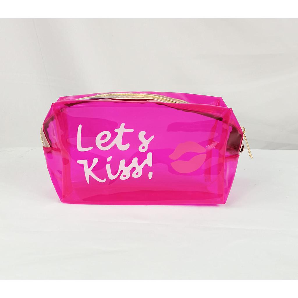 Cosmetiquero - Lets Kiss! Pink 12 Unidades