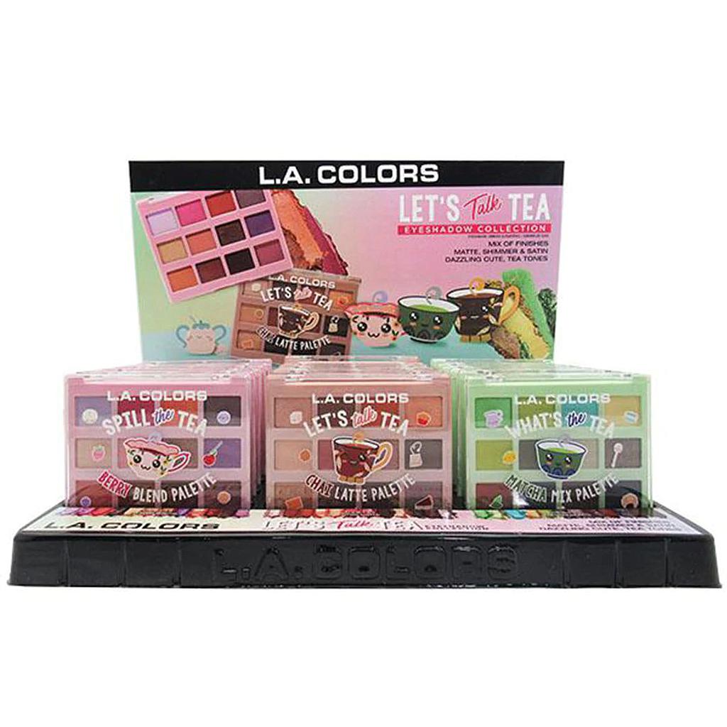 LA Colors - Lets Talk Tea Colección Display 18 Unidades