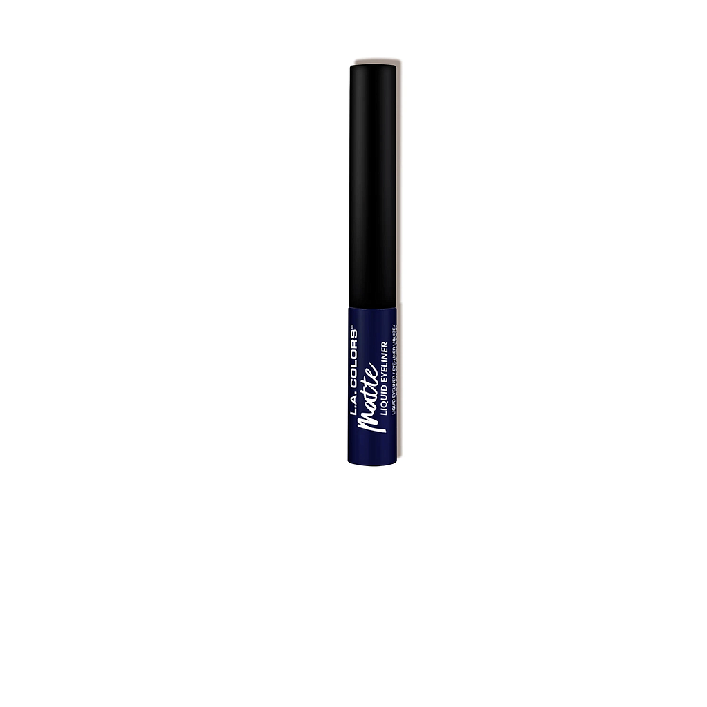 LA Color Matte Liquid Eyeliner Matte Navy MAKEMORE