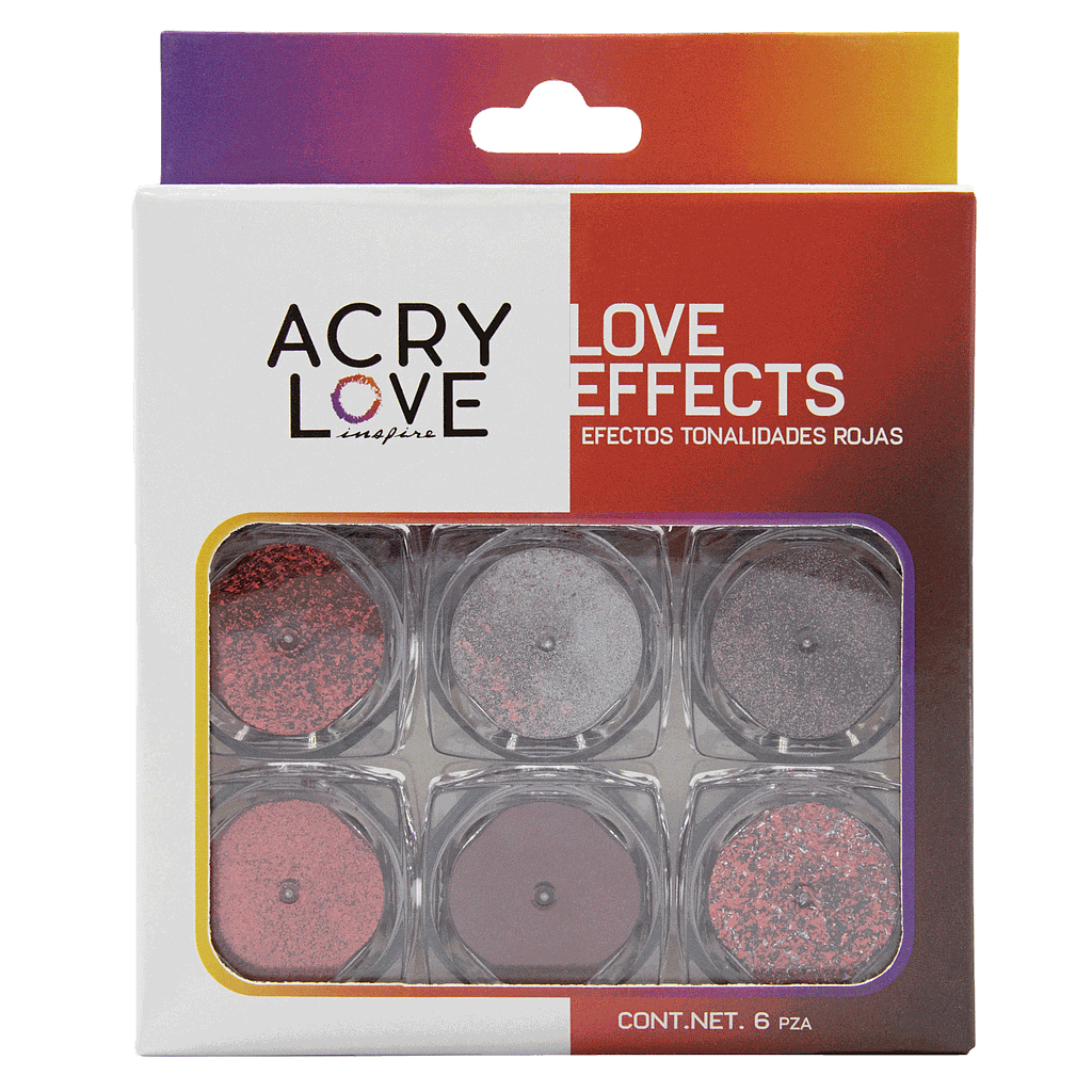 Acrylove - Love Efectos Rojos