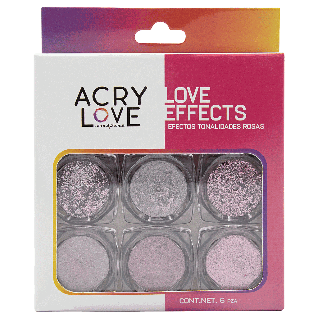 Acrylove - Love Efectos Rosas