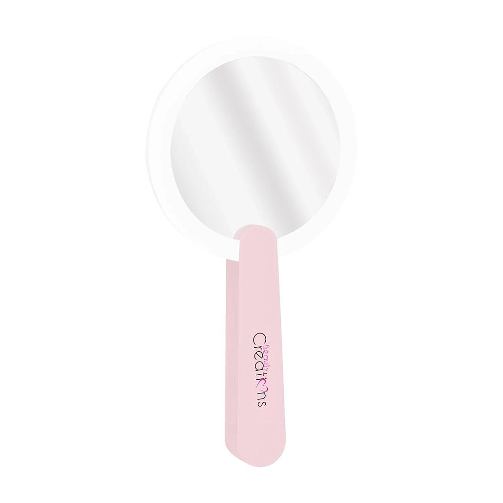 Beauty Creations - Espejo LED Handheld Make UP Pink