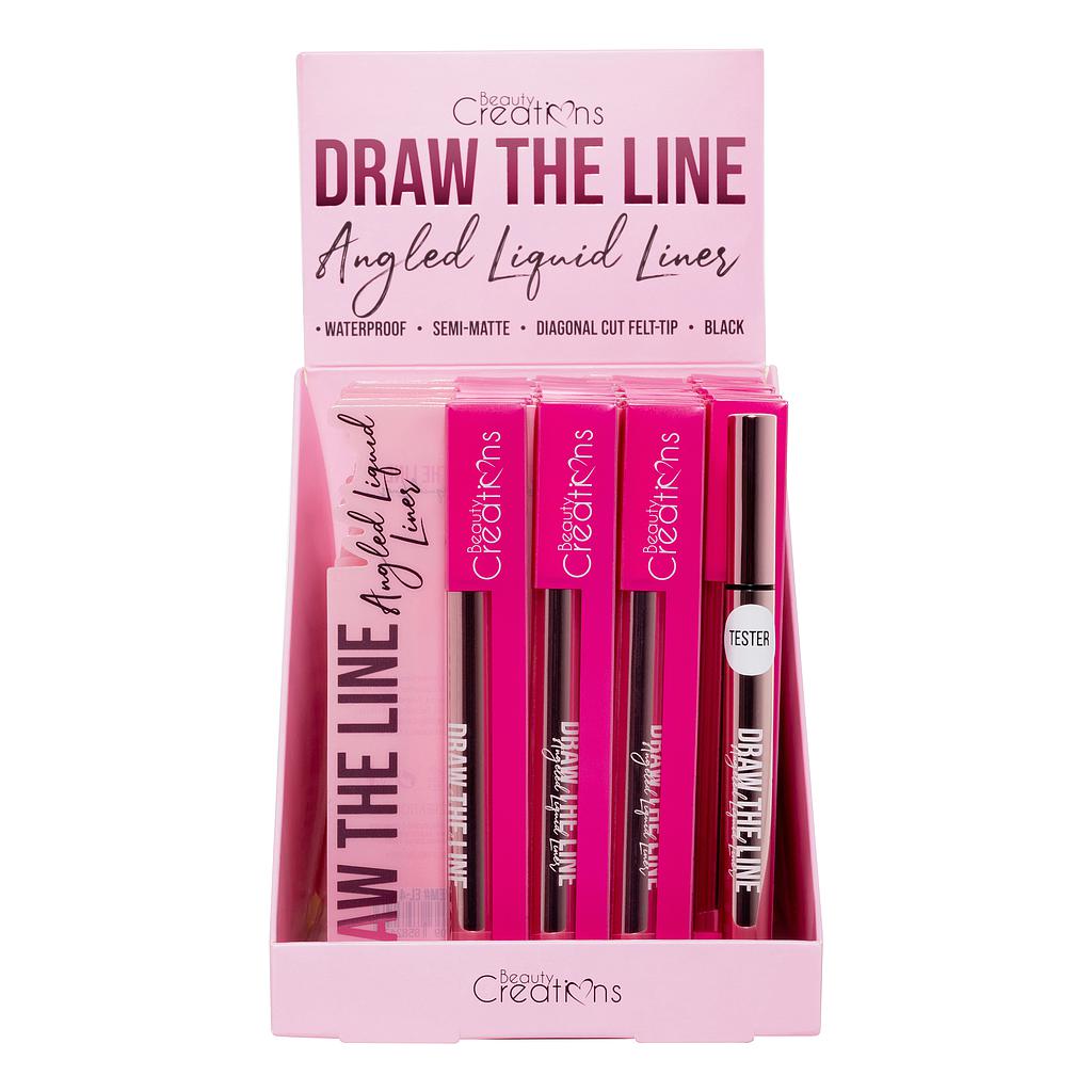 Beauty Creations - Draw The Liner Angled 23 Unidades + Tester