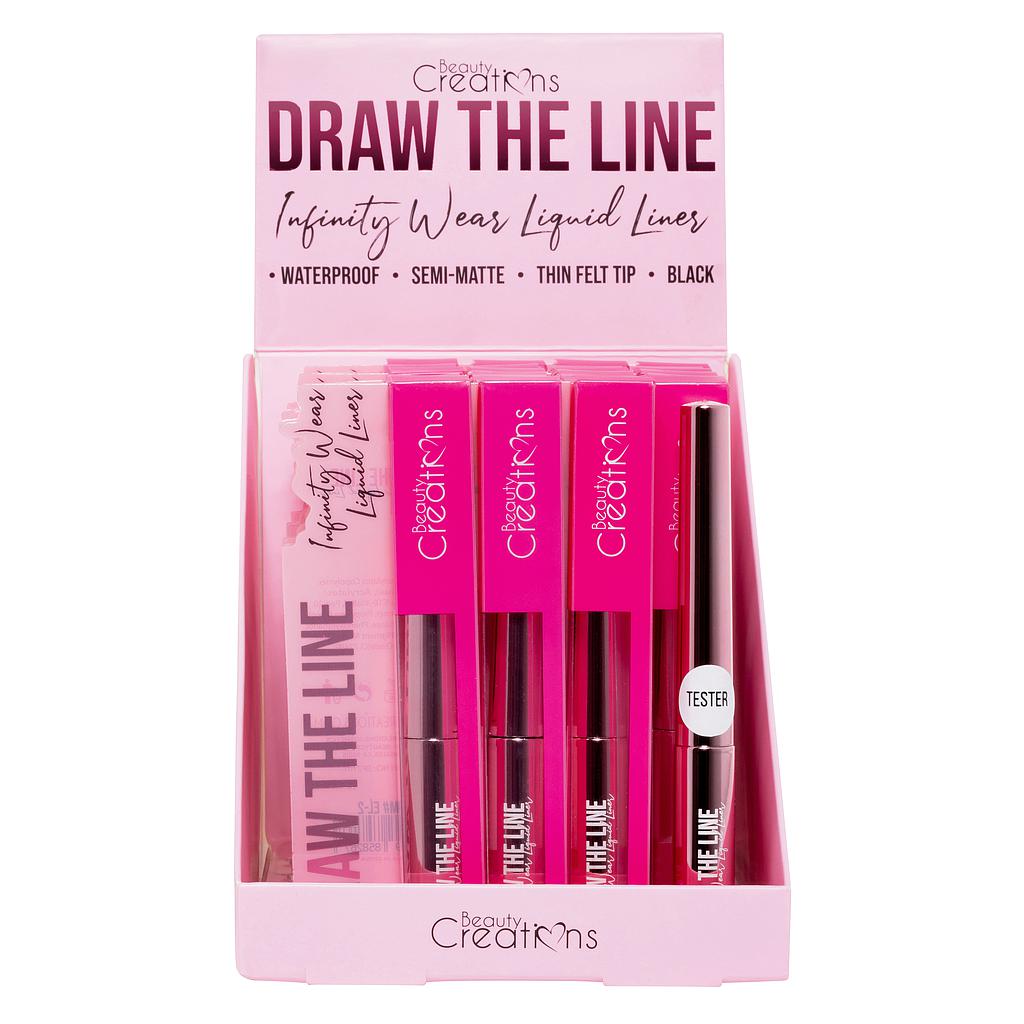 Beauty Creations - Draw The Liner INFINITY 23 Unidades + Tester