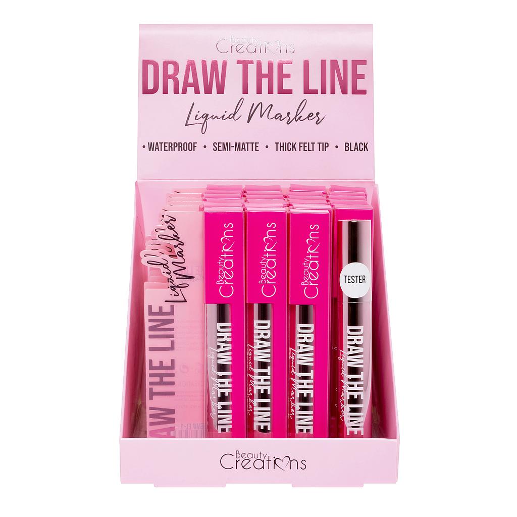 Beauty Creations - Draw The Liner MARKER 23 Unidades + Tester