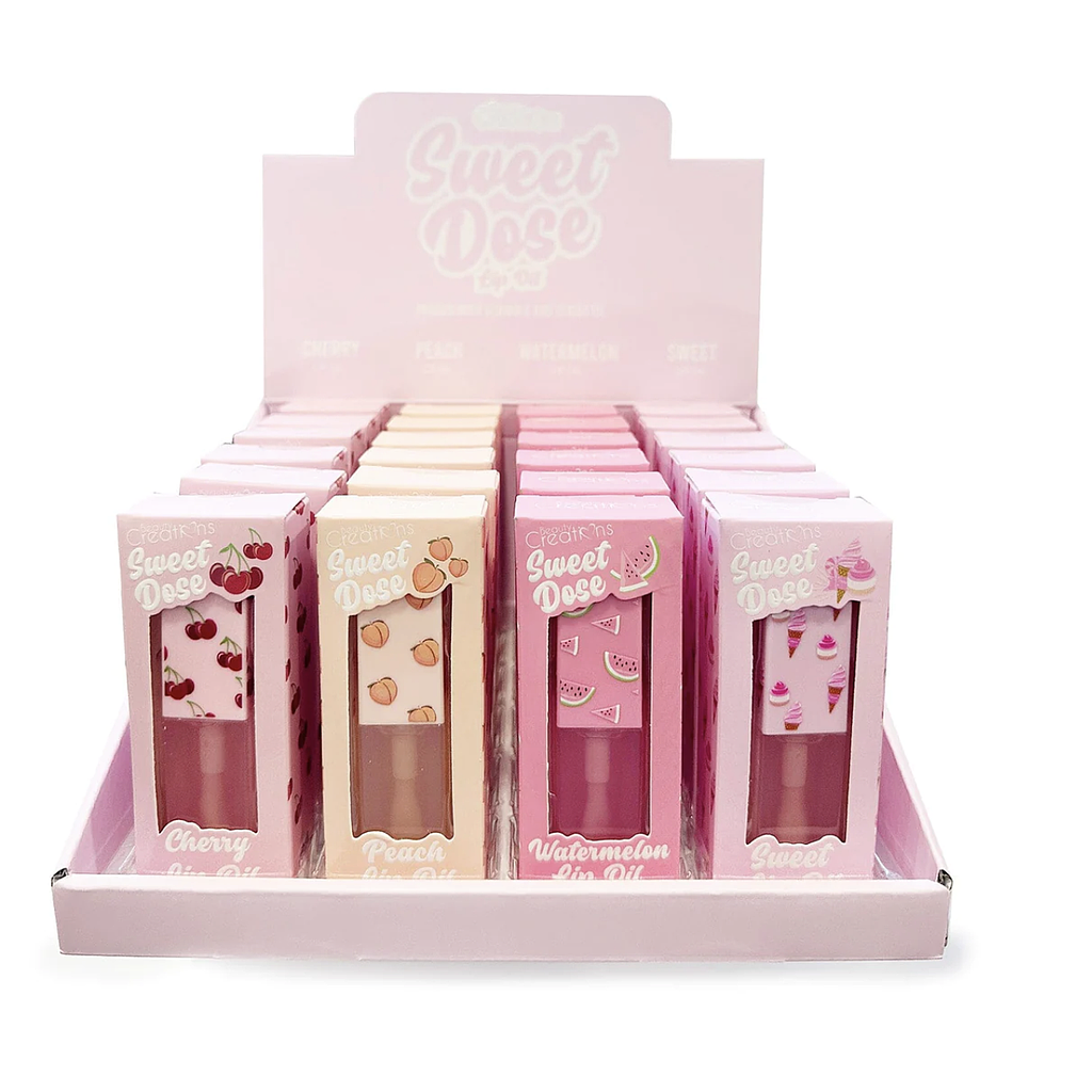 Beauty Creations - Sweet Dose Lip Oil Display 36 Unidades