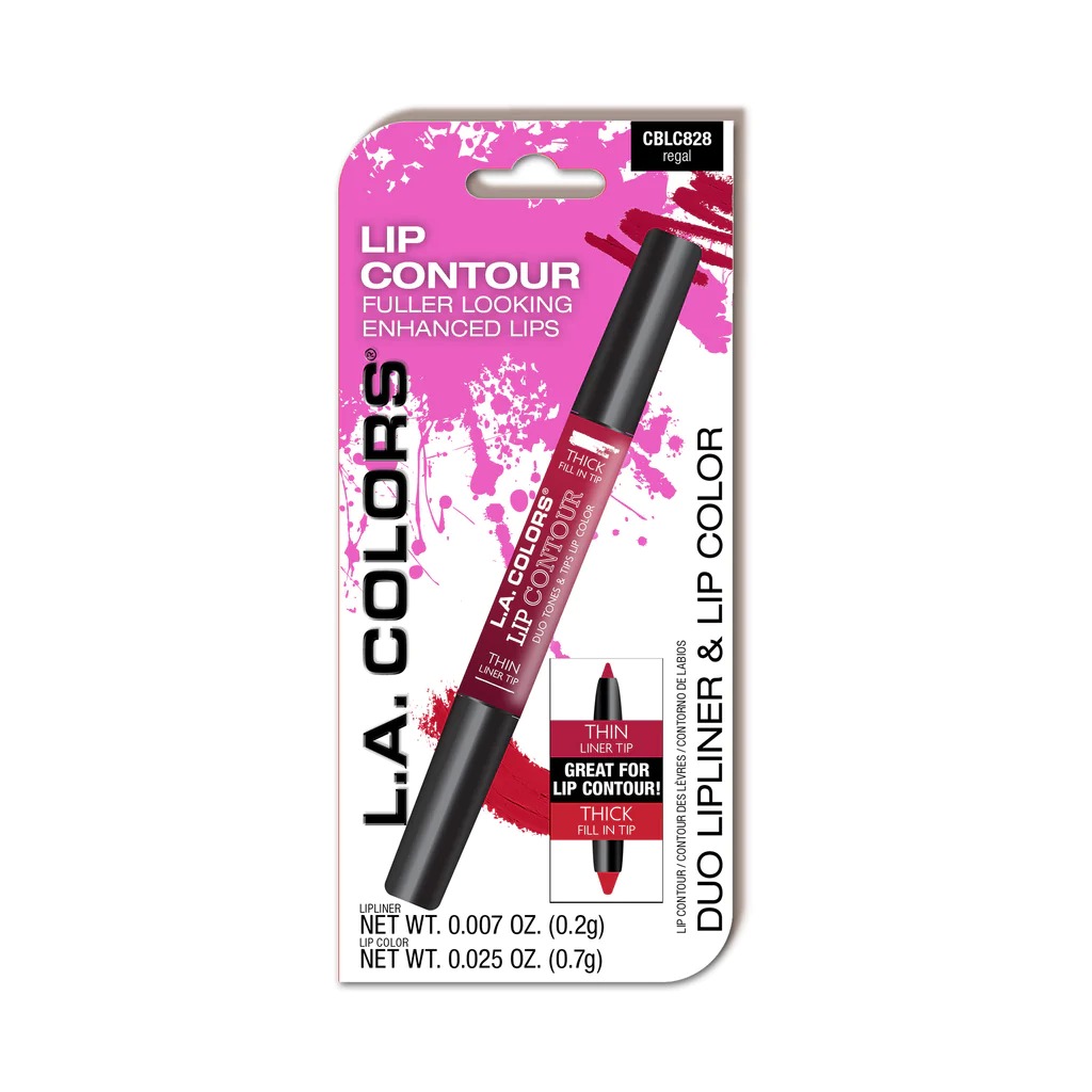 La Colors (CBLC828) - Blister Lip Contour Regal 12 UNIDADES