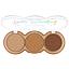 Kleancolor - TREBLE DIMENSION CONTOUR TRIO Tan Shadow