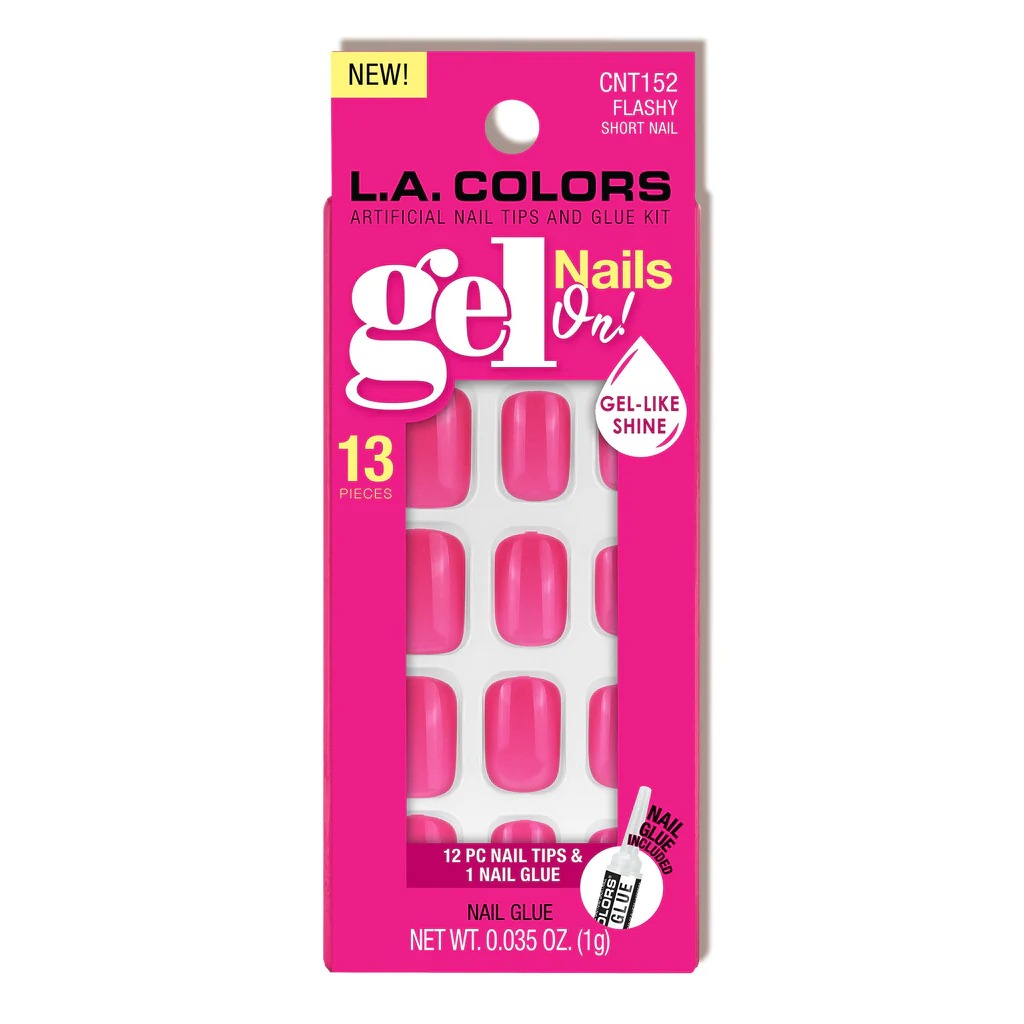 LA COLORS ( CNT152W)- Nail on nail FLASHY