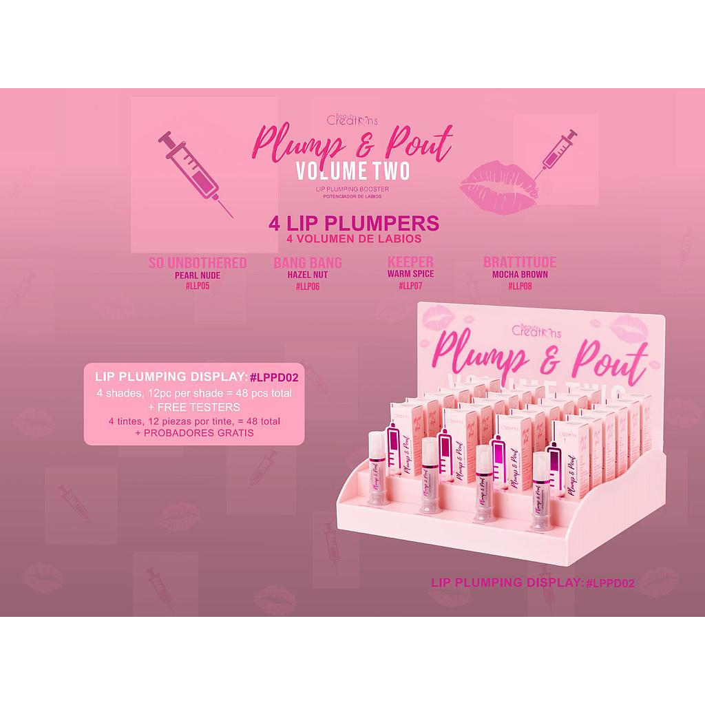 Beauty Creations - Plump &amp; Pout  vol 2 48 Unidades