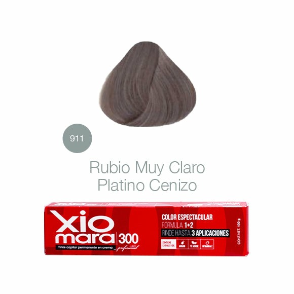 Xiomara - TINTE 300 911 Rubio Muy Claro Platino Cenizo