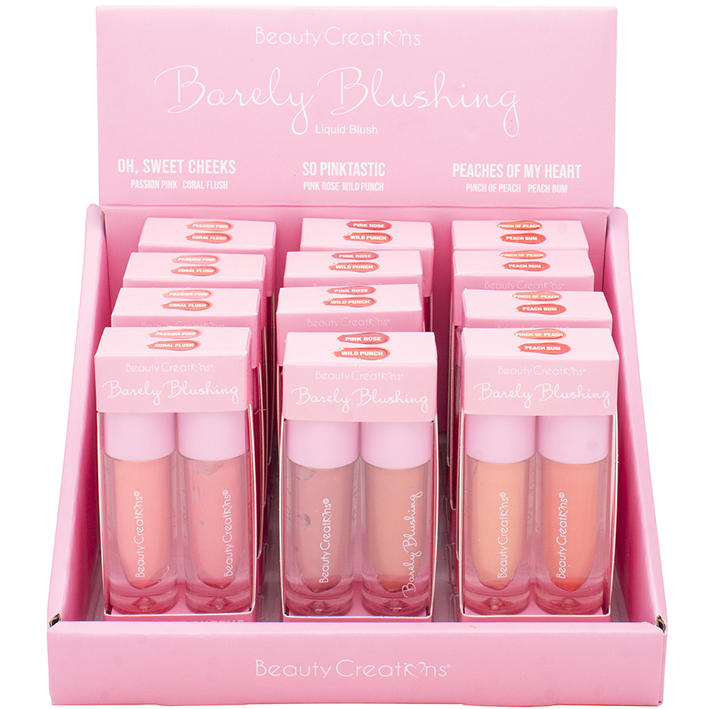 Beauty Creations - Barely Blushing Display 12 Unidades