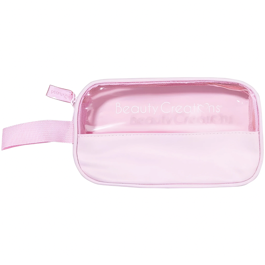 Beauty Creations - Cosmetiquero Pink Clear Pequeño