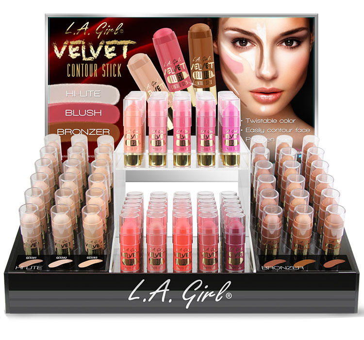 La Girl -  GCD115.1 VELVET CONTOUR STICK 192PC