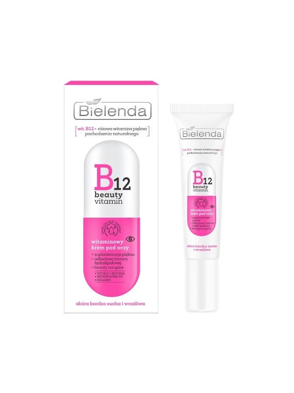 BIELENDA - B12 Beauty Crema Contorno de Ojos Vitaminada 15 ml