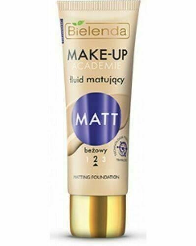 BIELENDA - Make Up Academie Base de Maquillaje Fluida Matificante 02 Beige