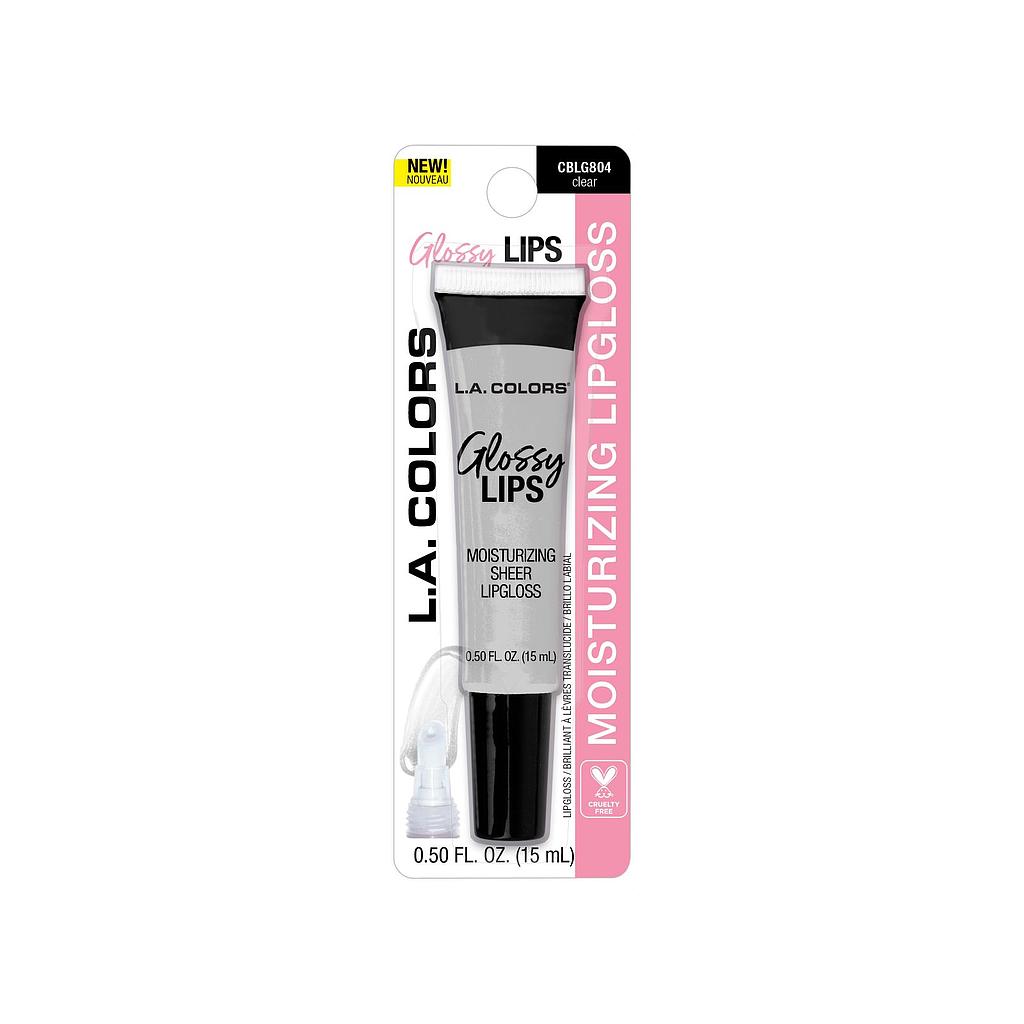 La Color Sheer Lipgloss Clear CBLG804 Display 24 Unidades MAKEMORE