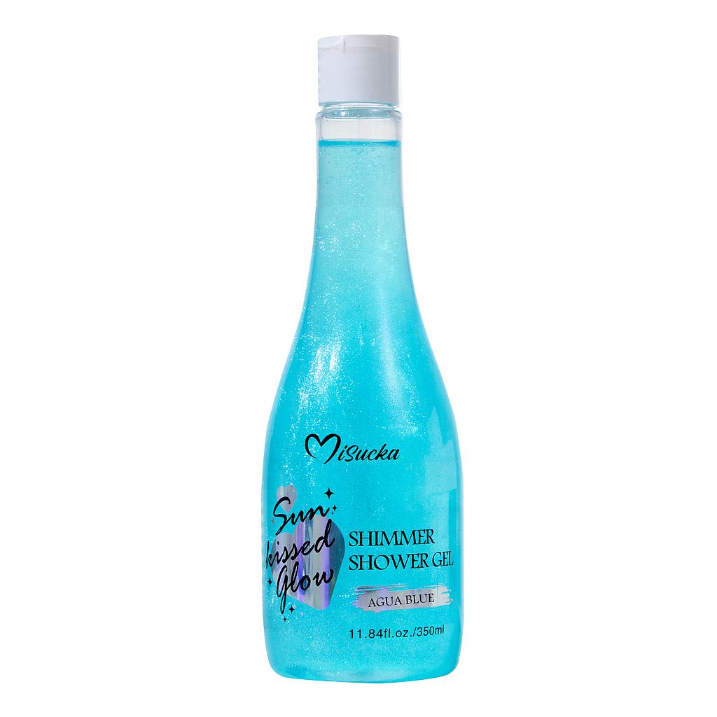 MISUCKA - SHIMMER SHOWER GEL AQUA BLUE