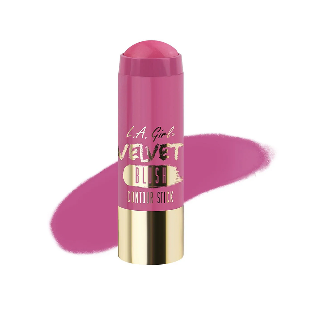 La Girl - Velvet Blush Stick GCS588 Pompom