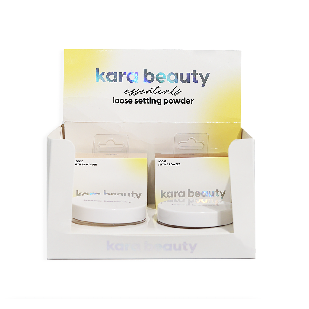 Kara Beauty - Essentials Loose Setting Powder Display 12pcs + 2 Tester