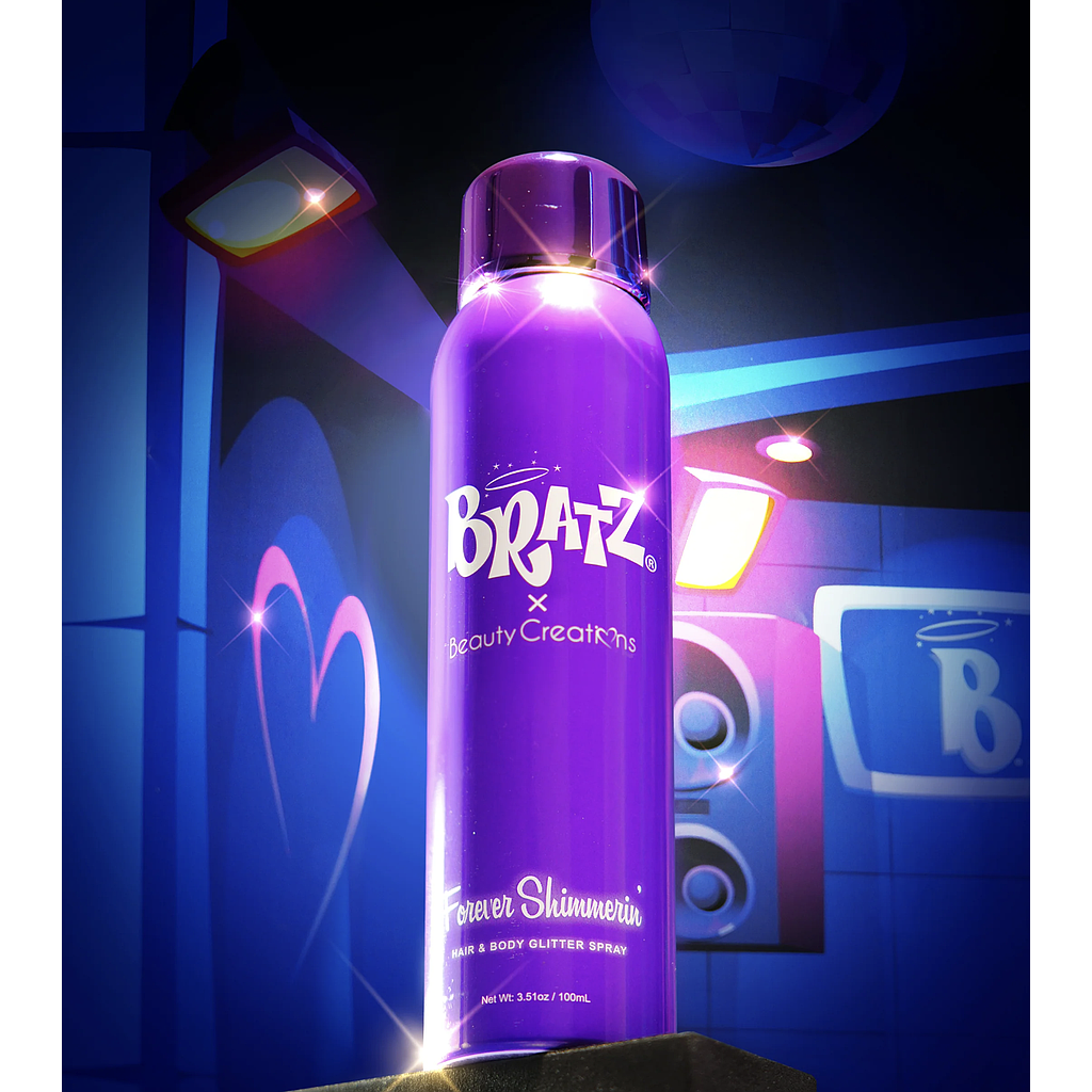 Beauty Creations x Bratz - Forever Shimmerin Glitter Para Cuerpo &amp; Pelo