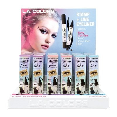 LA Colors - Stamp &amp; Line Eyeliner Display GPD528