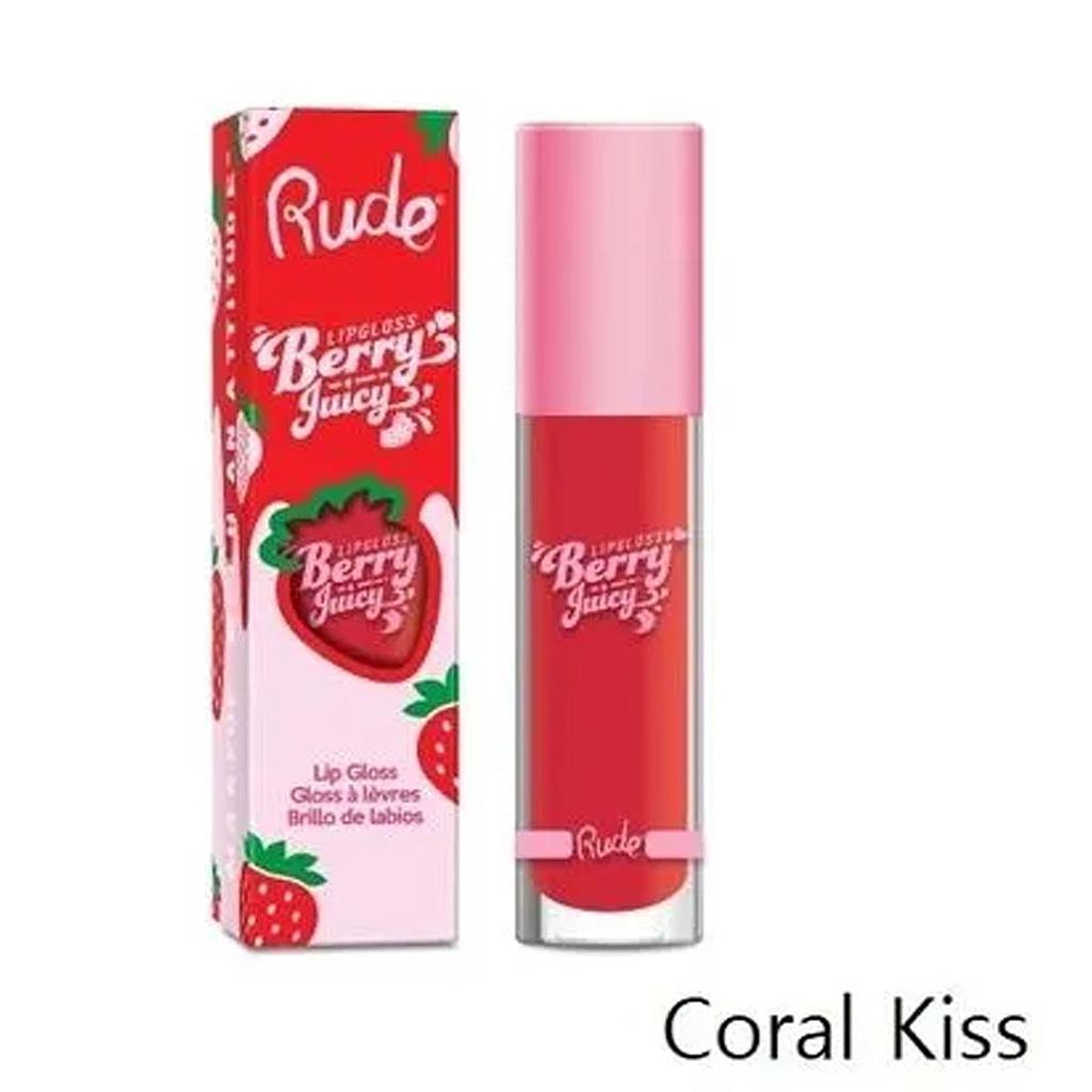 Rude Berry Juicy Color Coral Kiss