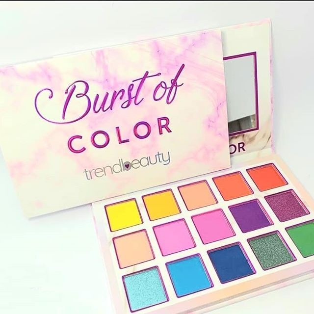 Burst of color trend beauty