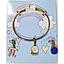 Pulsera Con Charms Bola Cristal