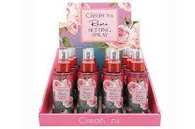 Beauty Creations Display 24 Unidades Roses Setting Spray