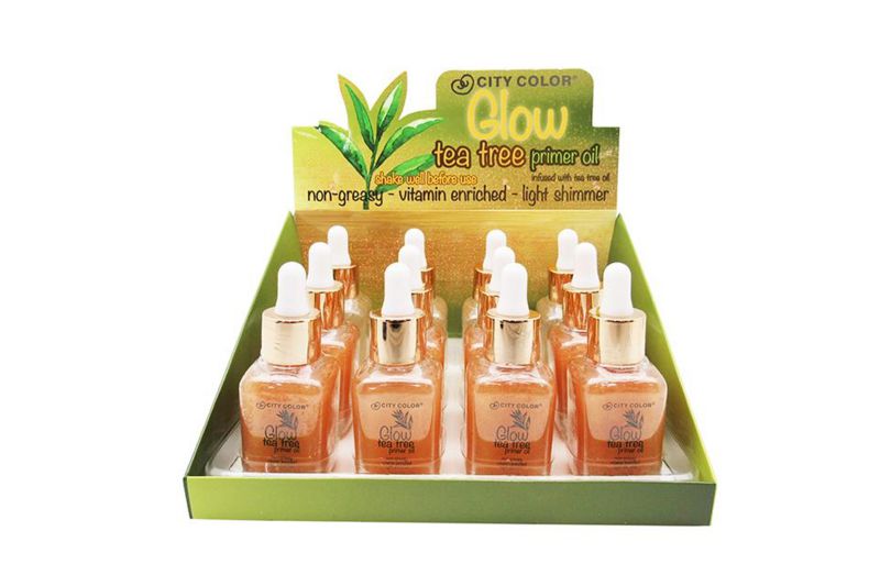 City Color - Display 12 unidades Primer Glow Tea Tree