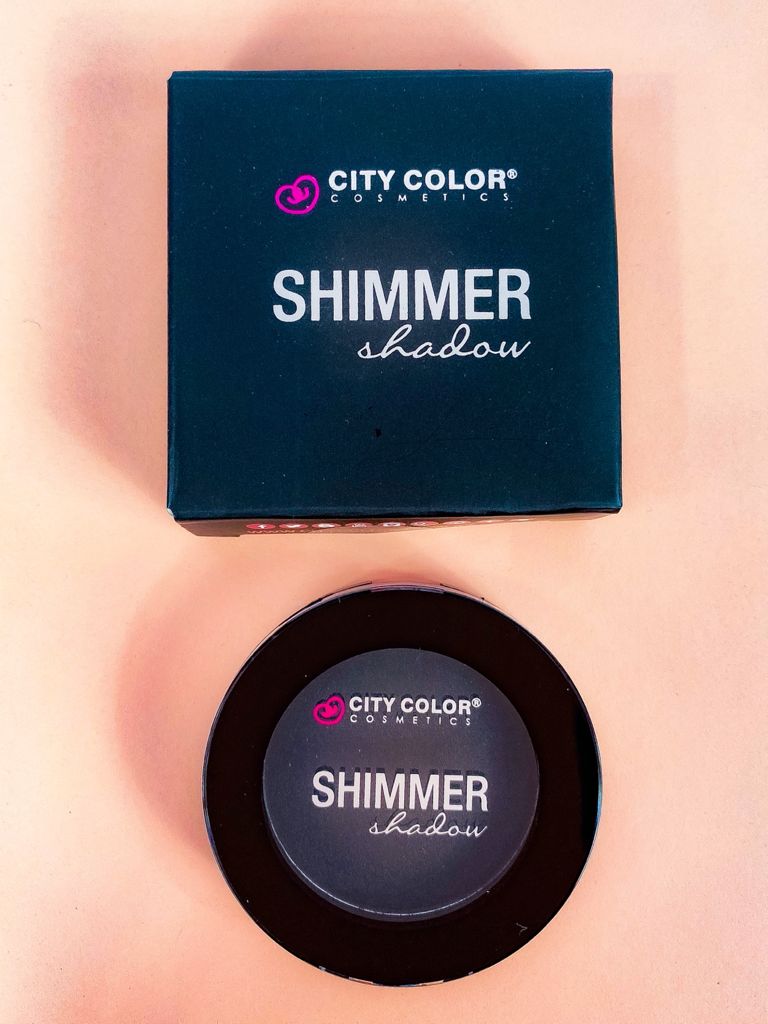 City Color - Display 12 Unidades Shimmer Shadow Black Widow